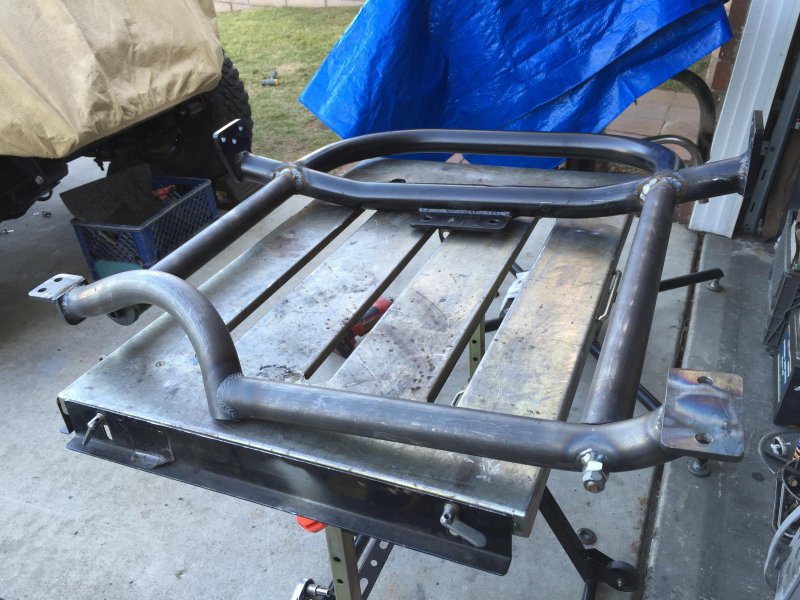 Skid plate/Transfercase mount welded