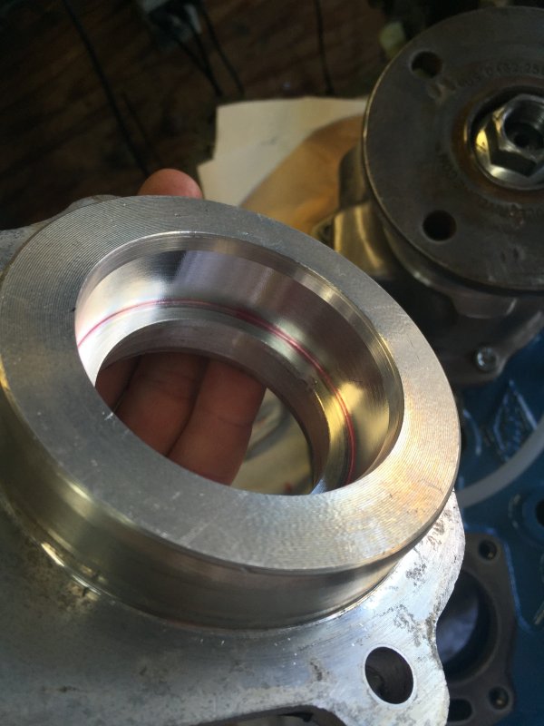 Bearing housing ready for assembly
