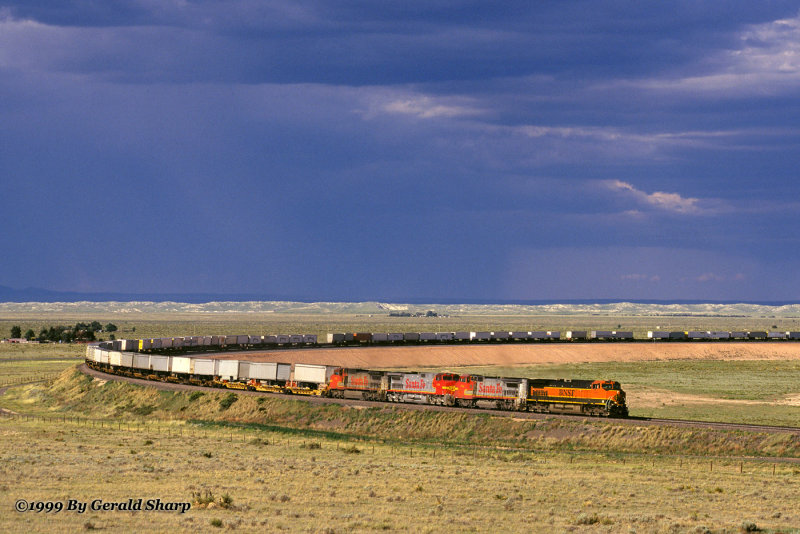BNSF 1111 West At Willard, NM