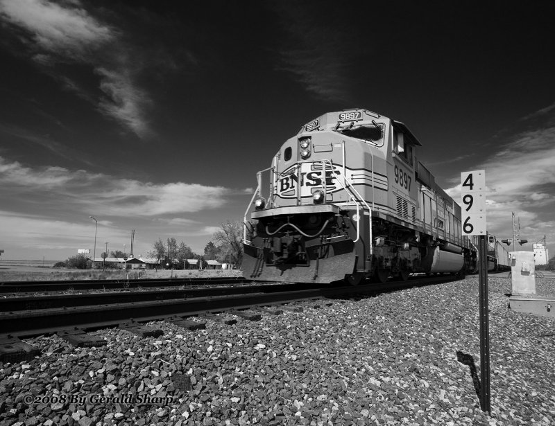 BNSF 9897 West At Roggen, CO