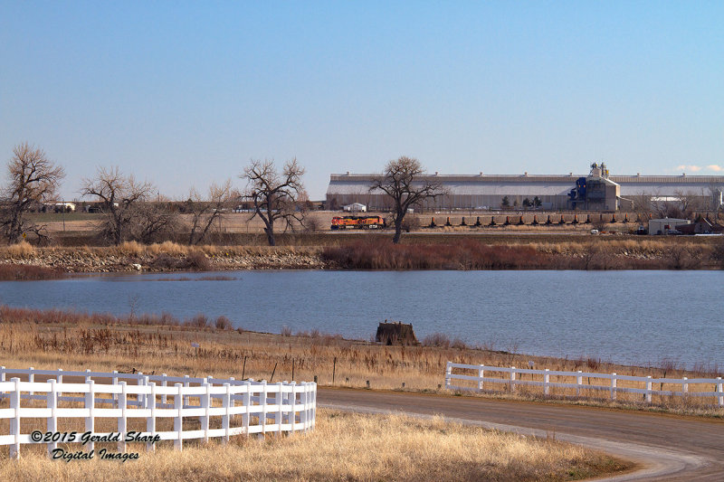 BNSF 9245 North At SSS Longs Peak Siding, CO