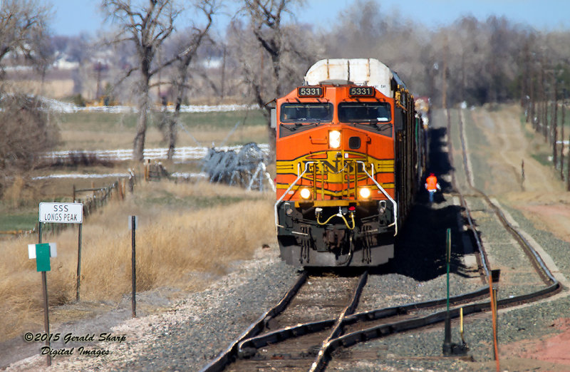 BNSF 5331 South LAUDEN At SSS Longs Peak, CO