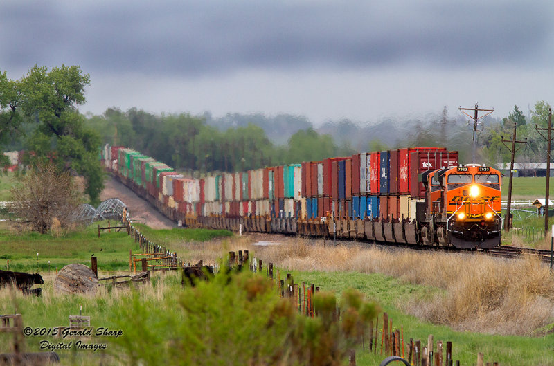 BNSF 7823 South At SSS Longs Peak, CO