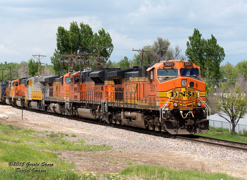 BNSF 5601 DPU At Loveland, CO