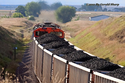 BNSF 9215 At Keensburg Cut, CO