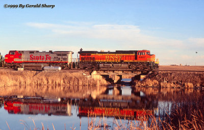 BNSF 4907 West  At Tonville, CO