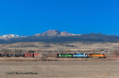 BNSF 7754 North Near Highland, CO