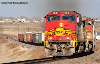 BNSF 104 South (Longmont Switch) On Berthoud Hill, CO