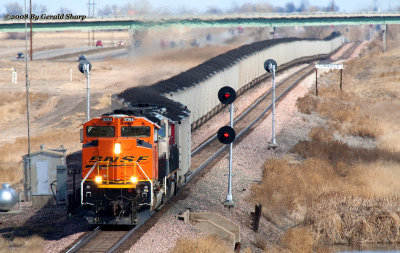 BNSF 9354 West At West Tonville, CO