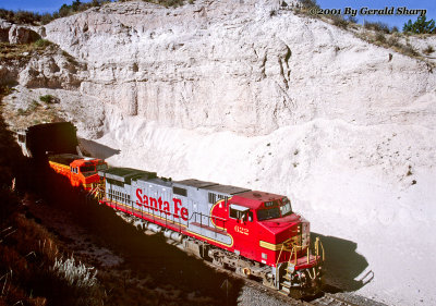 Santa Fe 622 east At Tunnel 1 Canyon Sub, WY