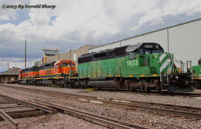 BNSF 1933 At Longmont, CO