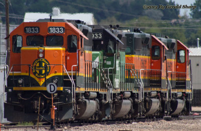 BNSF 1833 And Friends At Longmont