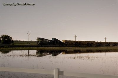 Ballast Spreader At Longs Peak Night Shot