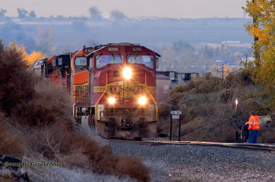 BNSF 8295 South At The North Siding Switch Longs Peak