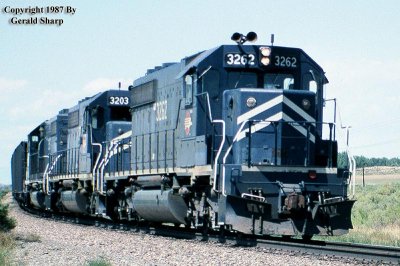 Missouri Pacific 3262 East at NA Junction, CO