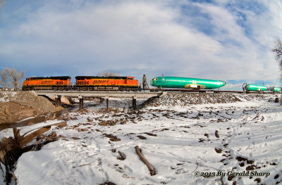 Boeing Train North At Little Thompson Creek, CO