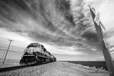 BNSF 9896 West Near Tampa, CO