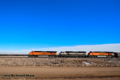 BNSF 5813 East At Tampa, CO