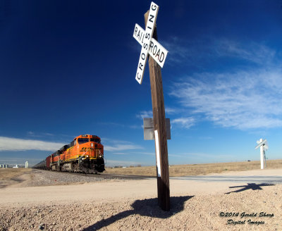 BNSF 6036 East At East Roggen CO