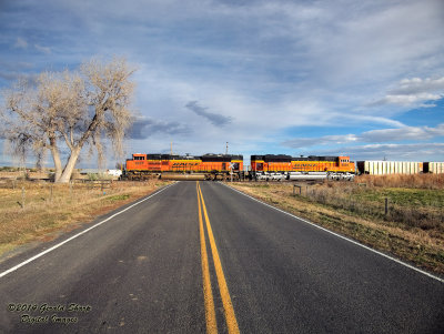 BNSF 9227 North At Vermillion Rd. North Of Longmont, CO
