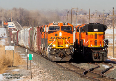 BNSF 7167 South At SSS Longs Peak, CO