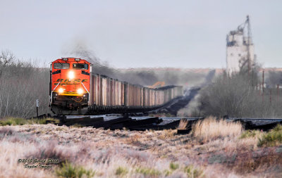 BNSF 9198 West At MP499