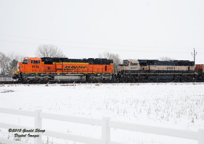 BNSF 9735 North At NSS Longs Peak, CO