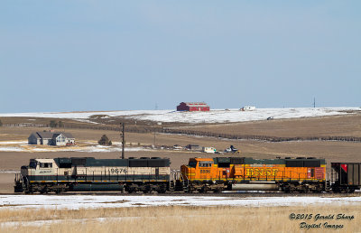 BNSF 9676 At NSS Longs Peak, CO