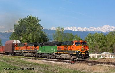 BNSF 1063 West At Highland, CO