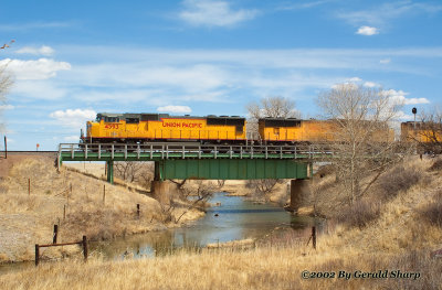 UP 4593 North At Carr, CO