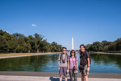 Steve, Mabel, Washington Monument, Jon