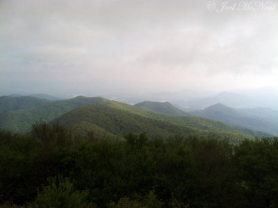 View from Brasstown Bald, highest point in GA
