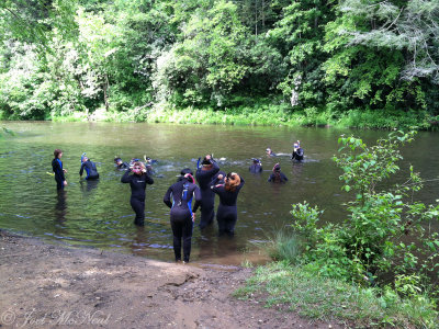 Snorkeling in the Conasauga River