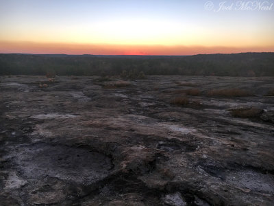 Sunset at Arabia Mountain: Dekalb Co., GA