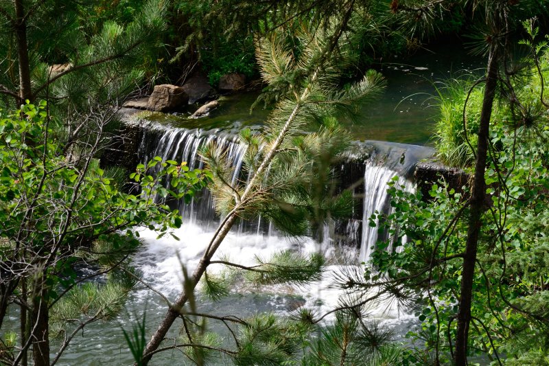 Camp waterfall