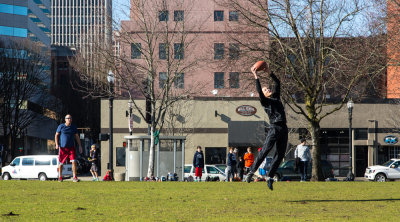 Sunday Football in  the Park