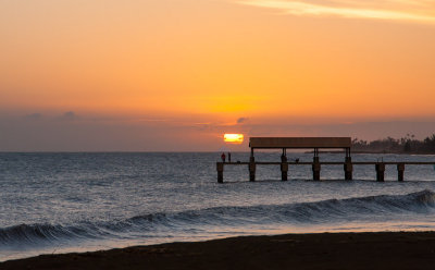 Sunset Over The Recreation Pier