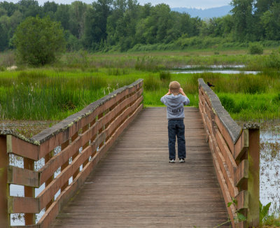 He Bags A Red Winged Blackbird