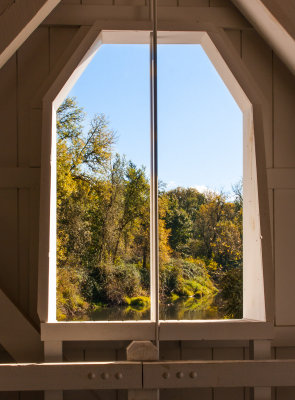 Hoffman Covered Bridge Window