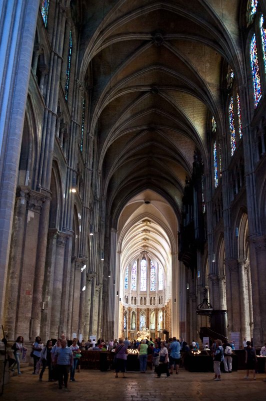 In Chartres Cathedral
