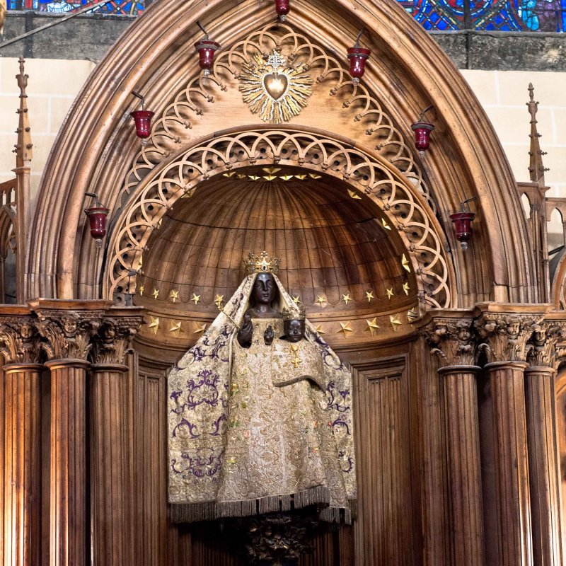 In Chartres Cathedral