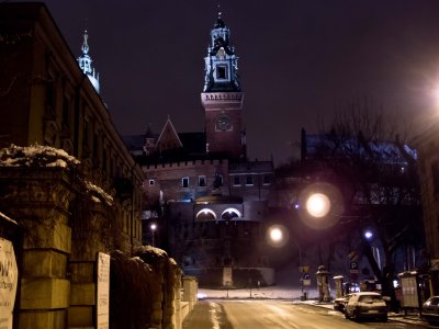 Towards Wawel Hill