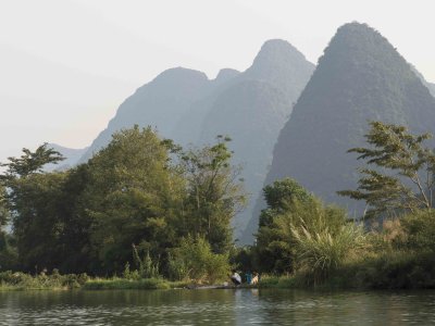 Yulong River and the Hills