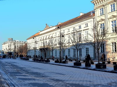 Frosty Morning at Krakowskie Przedmieście