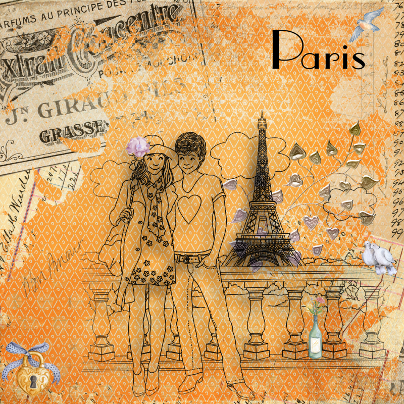 Paris couple  