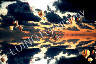 Balloon Sunset
