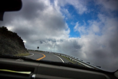 Driving amongst the clouds