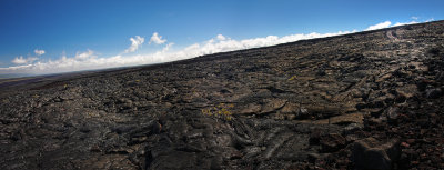 Driving through lava