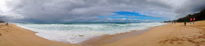 Panorama of the Banzai Pipeline
