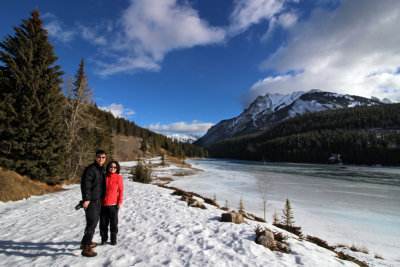 J & M at Lake Minnewanka